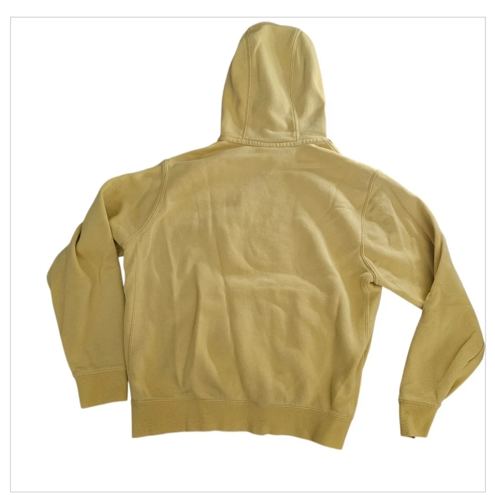 Nike Sweater Men Medium Adult Yellow Hoodie Pockets‎ Sweatshirt Pullover Fleece